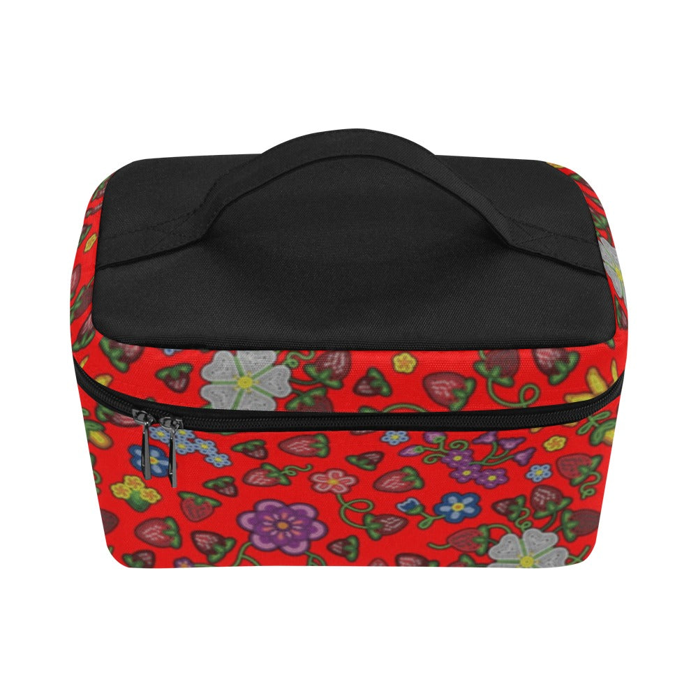 Berry Pop Fire Cosmetic Bag/Large
