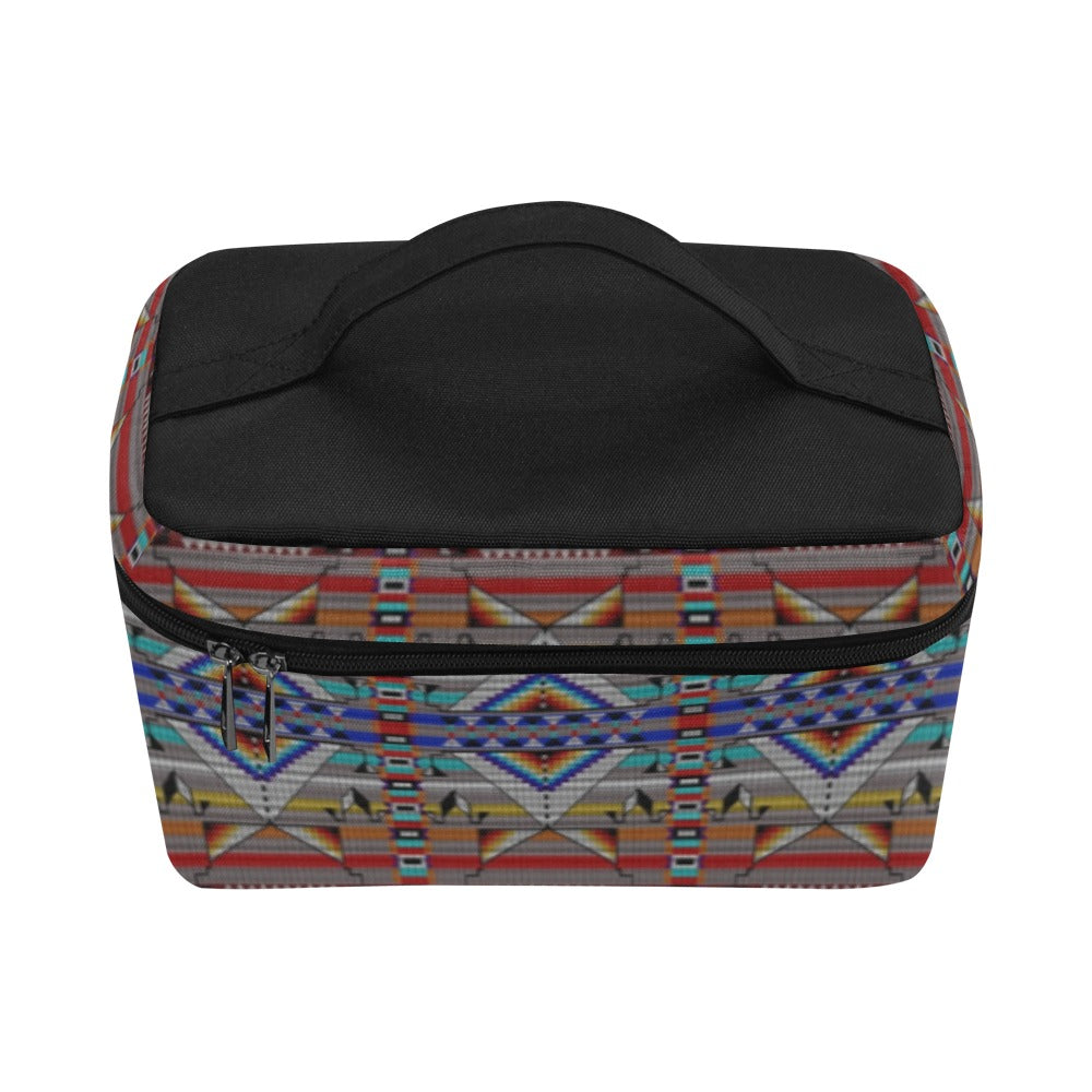 Medicine Blessing Grey Cosmetic Bag/Large