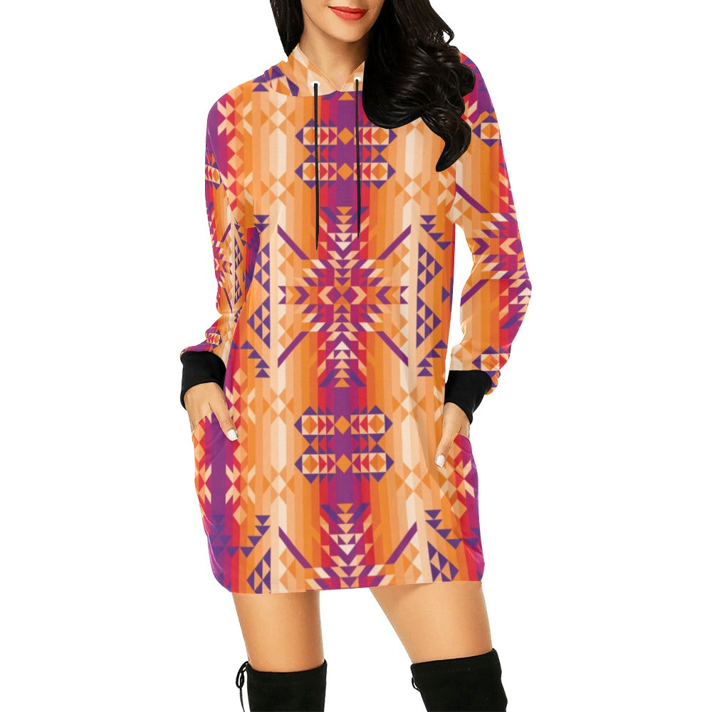 Desert Geo Hoodie Dress