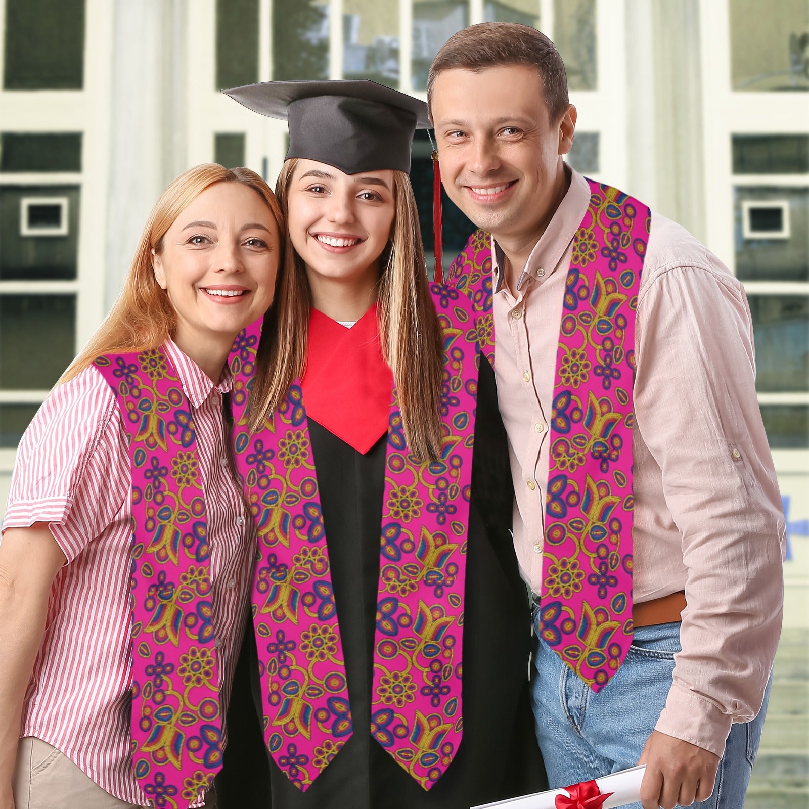 Rainbow Tomorrow Tulip Graduation Stole