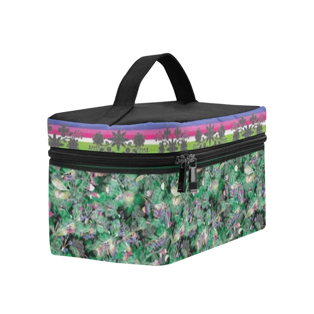 Culture in Nature Green Cosmetic Bag/Large