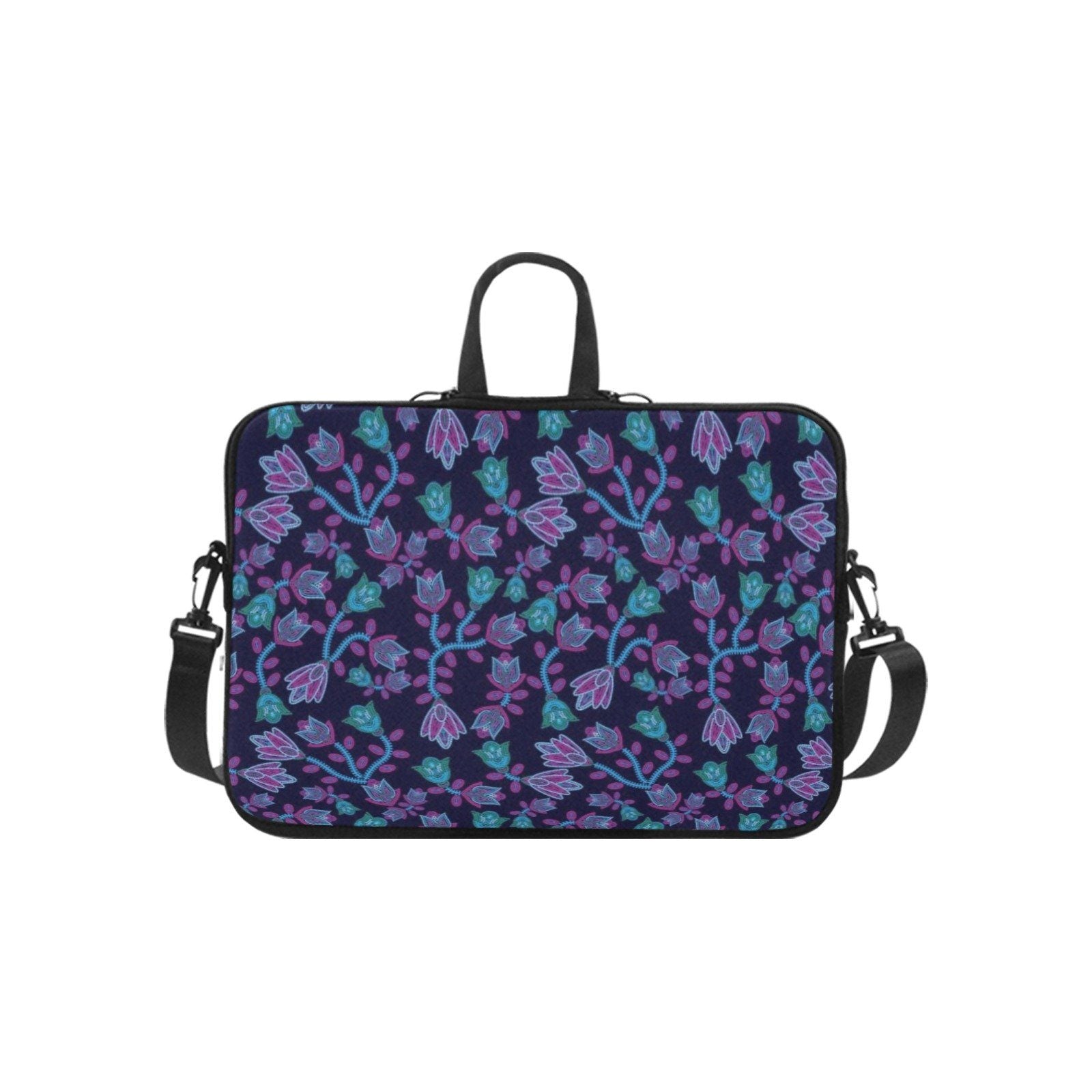 Beaded Blue Nouveau Laptop Handbags 14" bag e-joyer 