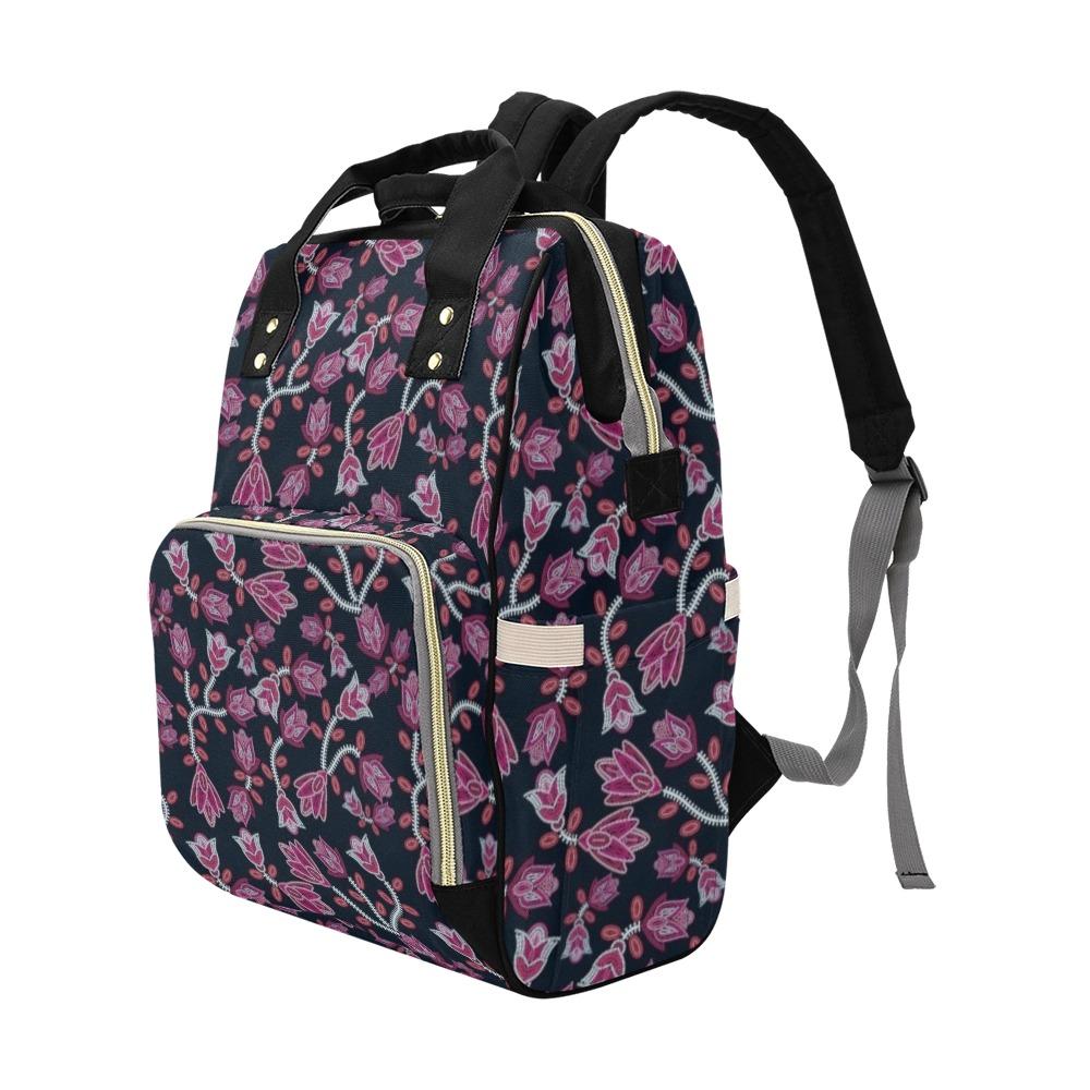 Beaded Pink Multi-Function Diaper Backpack/Diaper Bag (Model 1688) bag e-joyer 