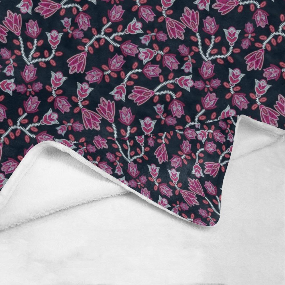 Beaded Pink Ultra-Soft Micro Fleece Blanket 60"x80" Ultra-Soft Blanket 60''x80'' e-joyer 