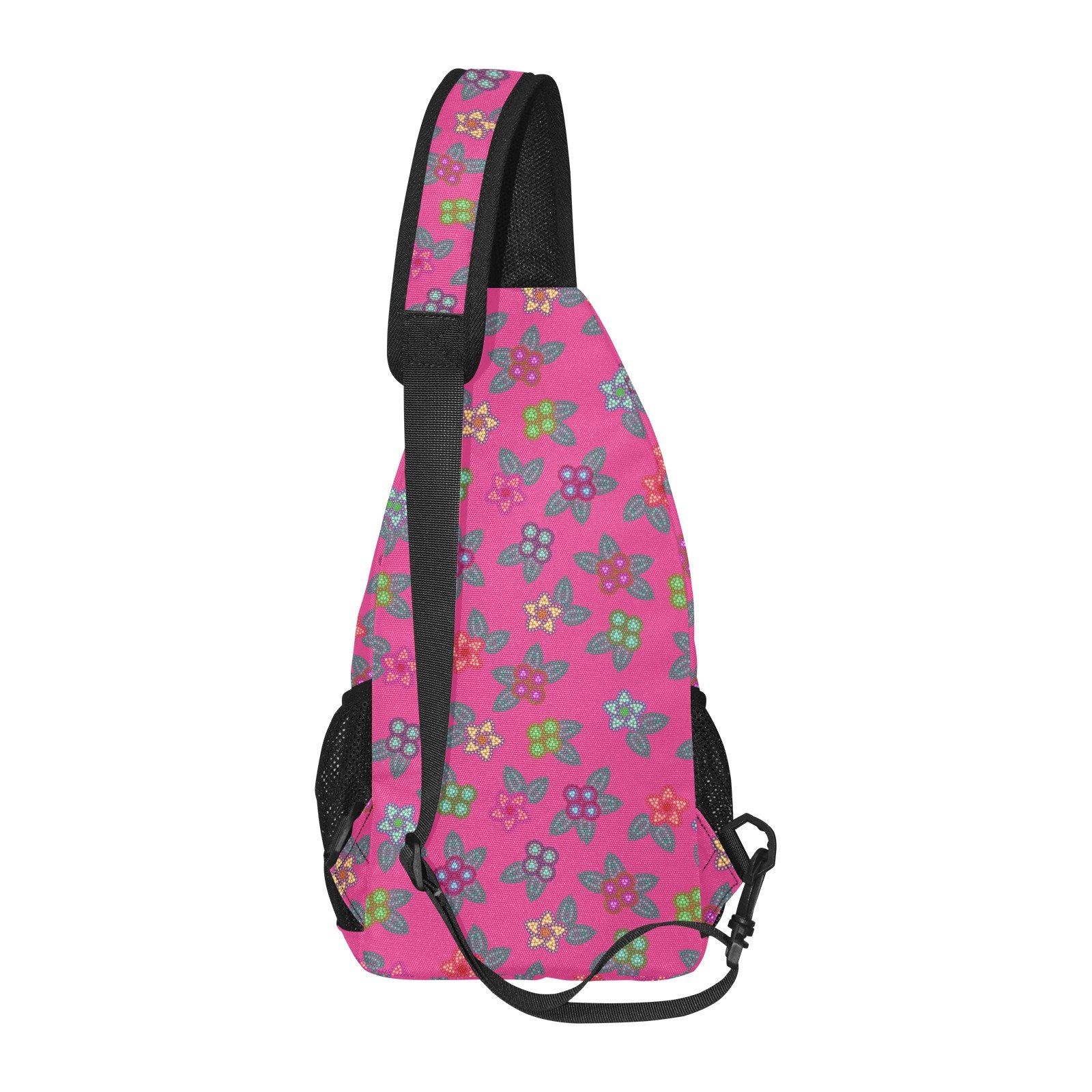 Berry Flowers All Over Print Chest Bag (Model 1719) All Over Print Chest Bag (1719) e-joyer 