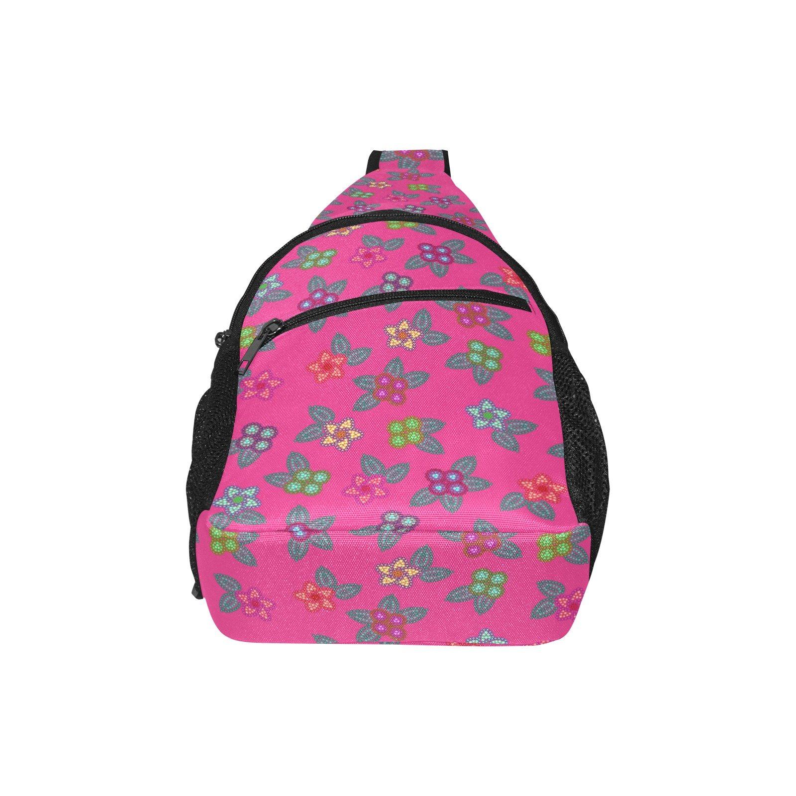 Berry Flowers All Over Print Chest Bag (Model 1719) All Over Print Chest Bag (1719) e-joyer 