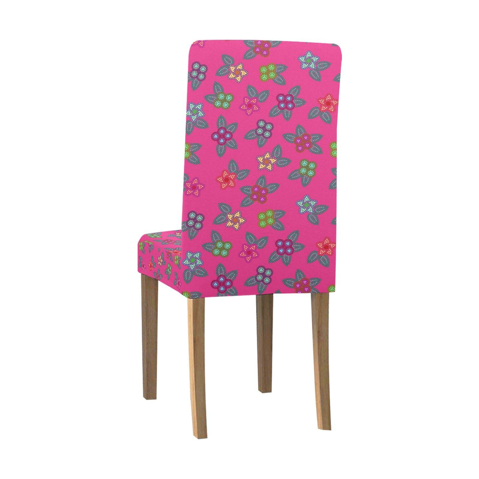 Berry Flowers Chair Cover (Pack of 4) Chair Cover (Pack of 4) e-joyer 