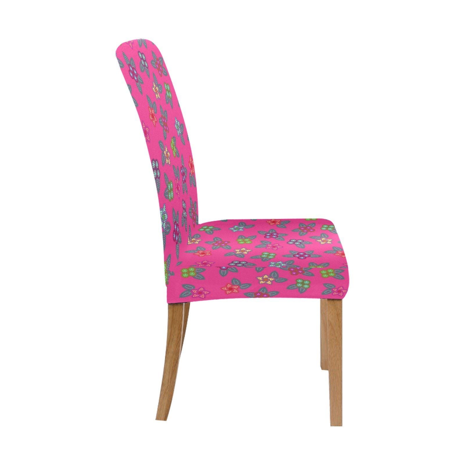 Berry Flowers Chair Cover (Pack of 6) Chair Cover (Pack of 6) e-joyer 