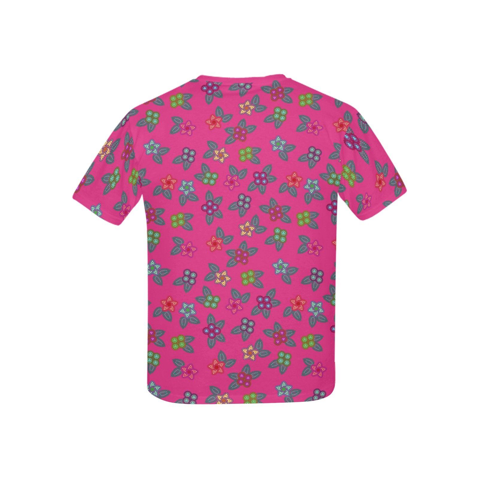 Berry Flowers Kids' All Over Print T-shirt (USA Size) (Model T40) All Over Print T-shirt for Kid (T40) e-joyer 