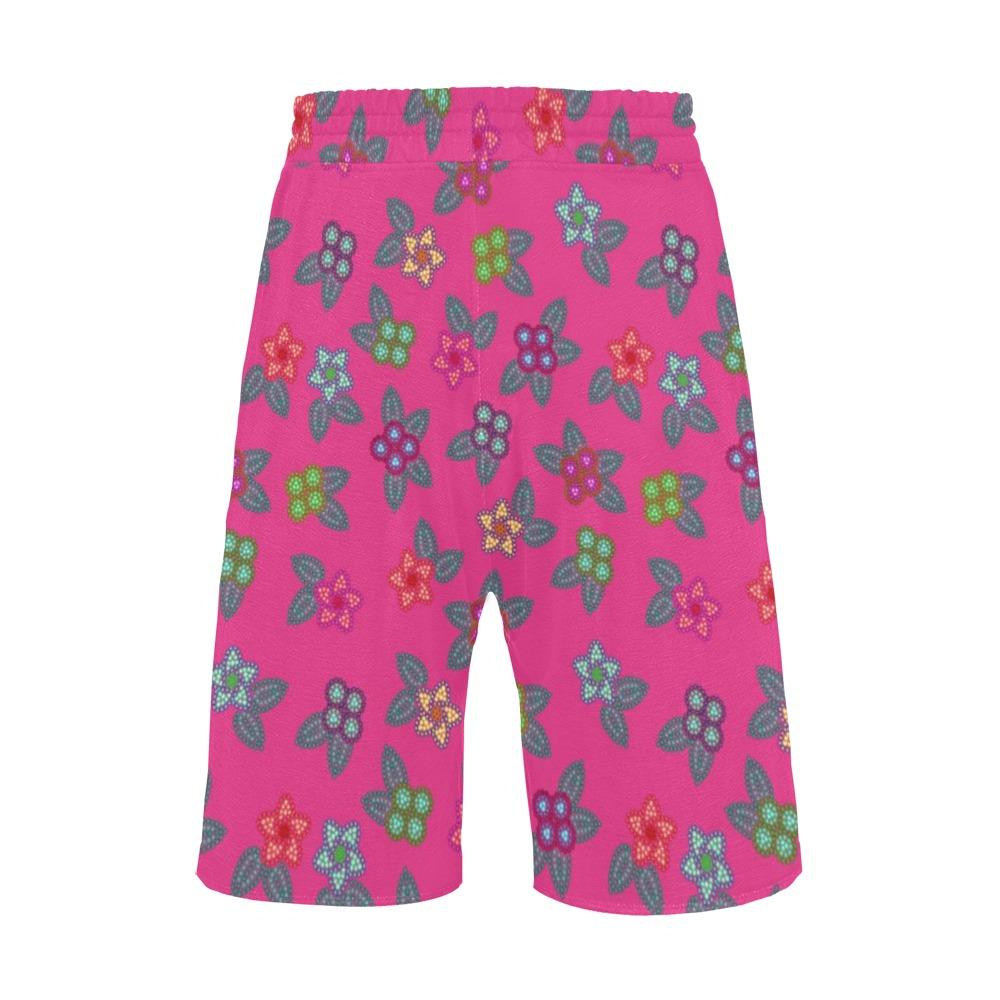 Berry Flowers Men's All Over Print Casual Shorts (Model L23) short e-joyer 