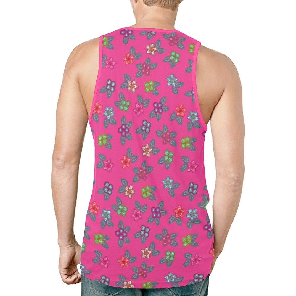 Berry Flowers New All Over Print Tank Top for Men (Model T46) New All Over Print Tank Top for Men (T46) e-joyer 