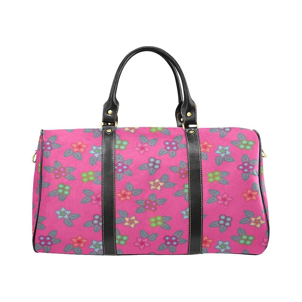 Berry Flowers New Waterproof Travel Bag/Small (Model 1639) bag e-joyer 