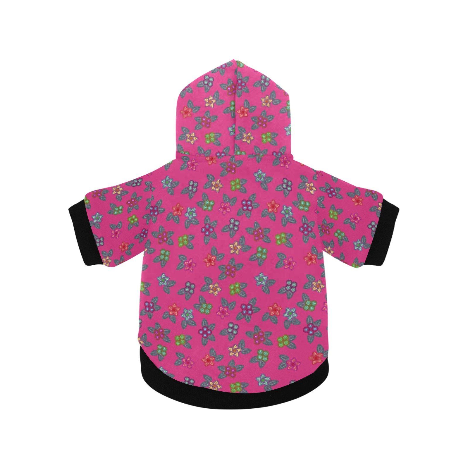 Berry Flowers Pet Dog Hoodie Pet Dog Hoodie e-joyer 