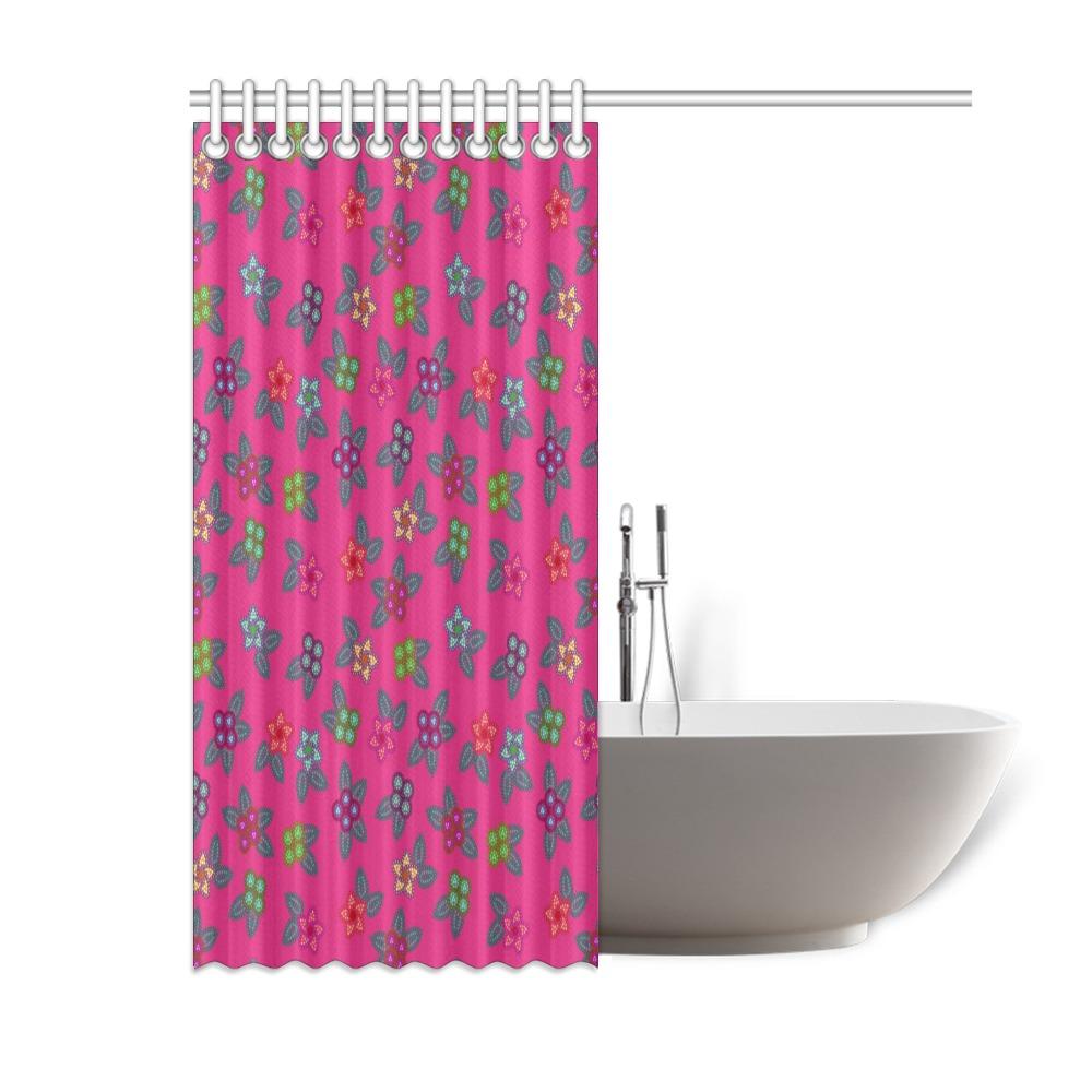 Berry Flowers Shower Curtain 60"x72" Shower Curtain 60"x72" e-joyer 