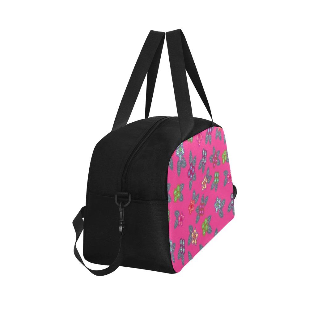 Berry Flowers Weekend Travel Bag (Model 1671) bag e-joyer 