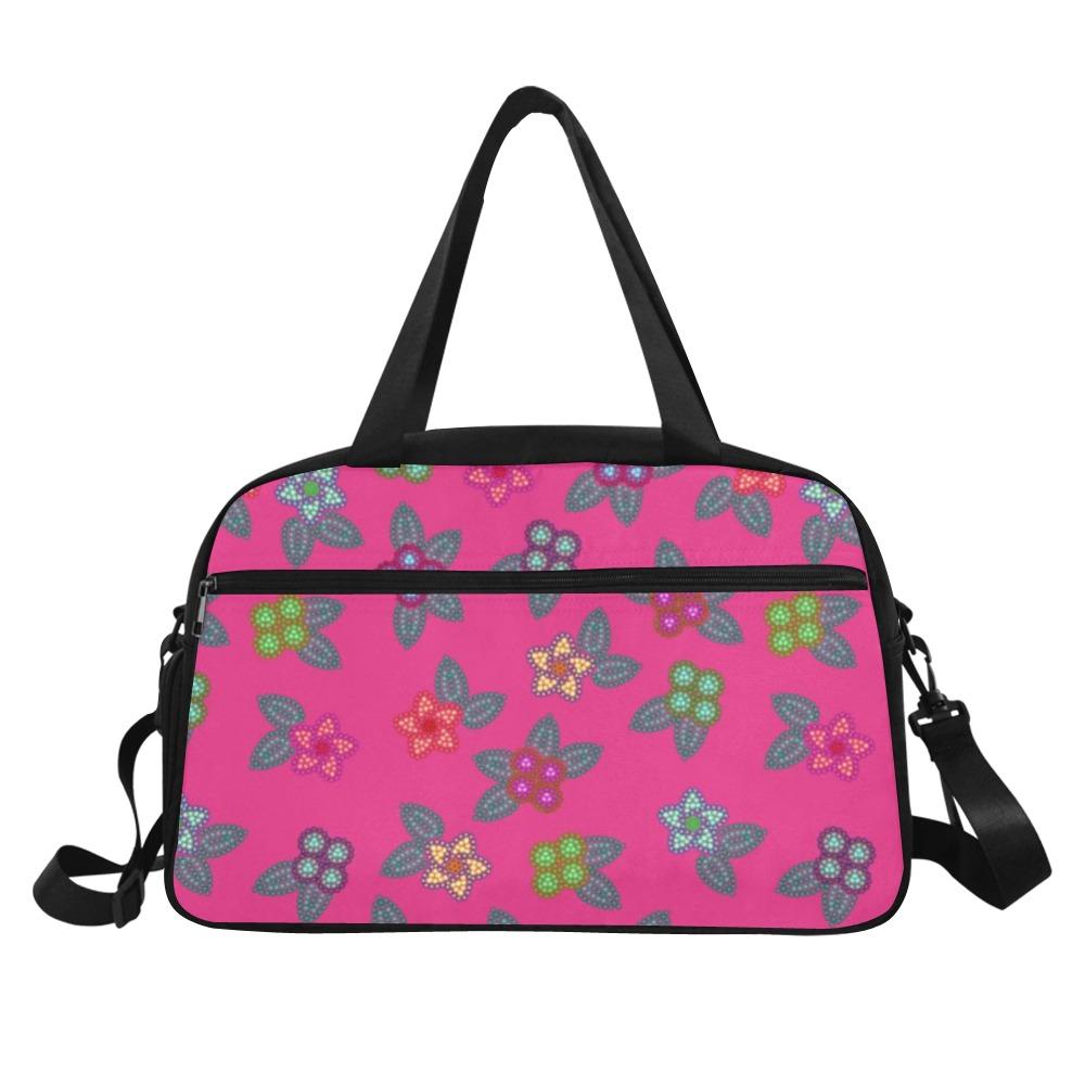 Berry Flowers Weekend Travel Bag (Model 1671) bag e-joyer 