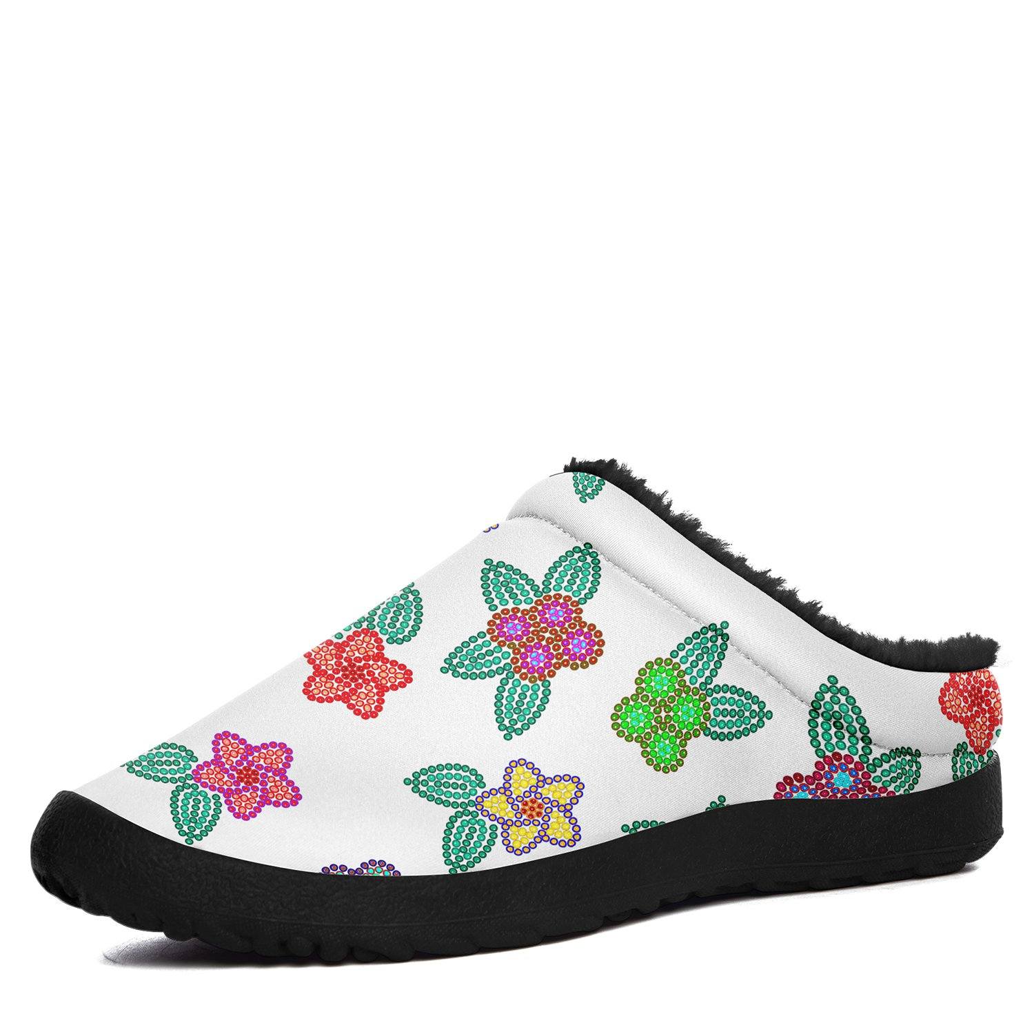 Berry Flowers White Ikinnii Indoor Slipper 49 Dzine 