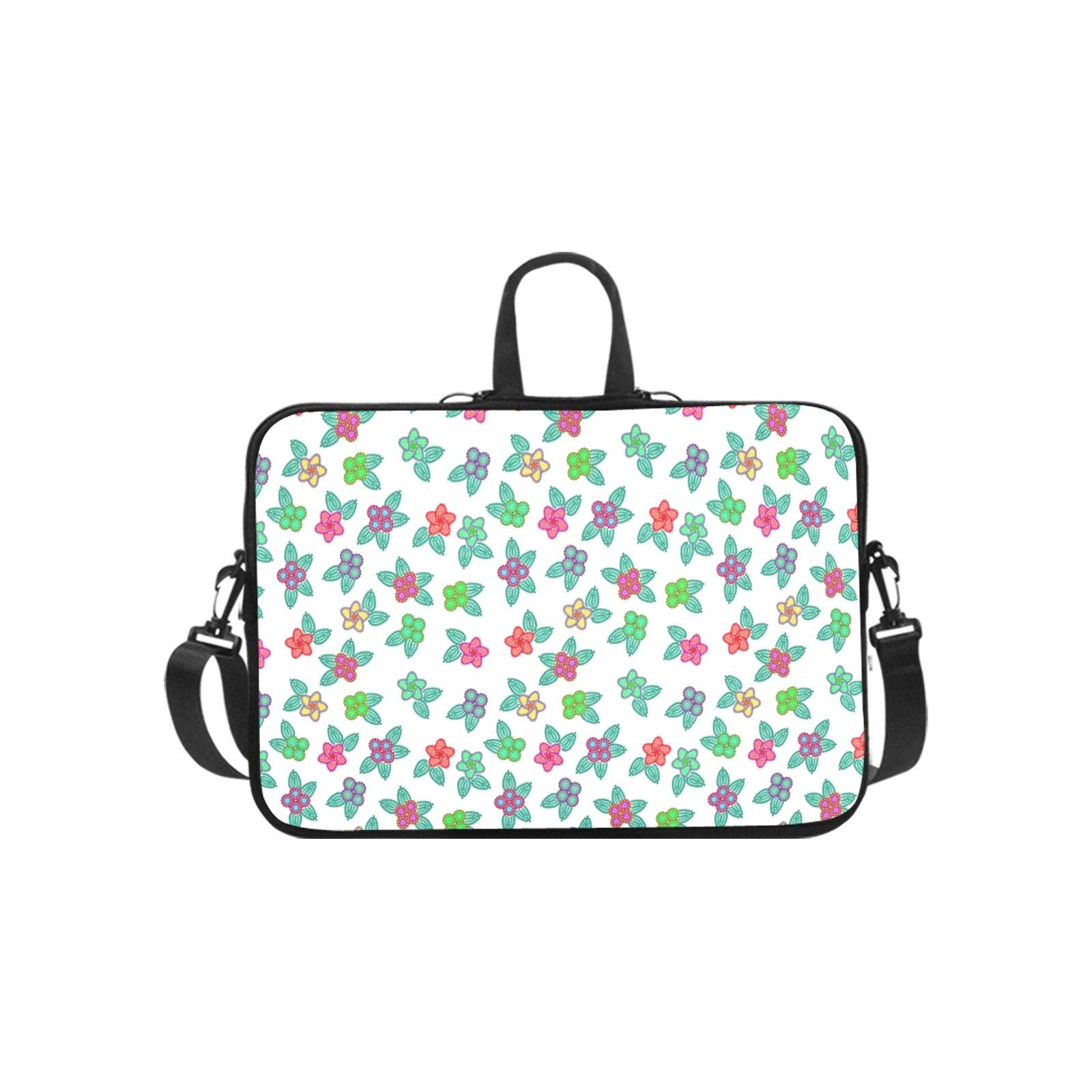 Berry Flowers White Laptop Handbags 13" Laptop Handbags 13" e-joyer 