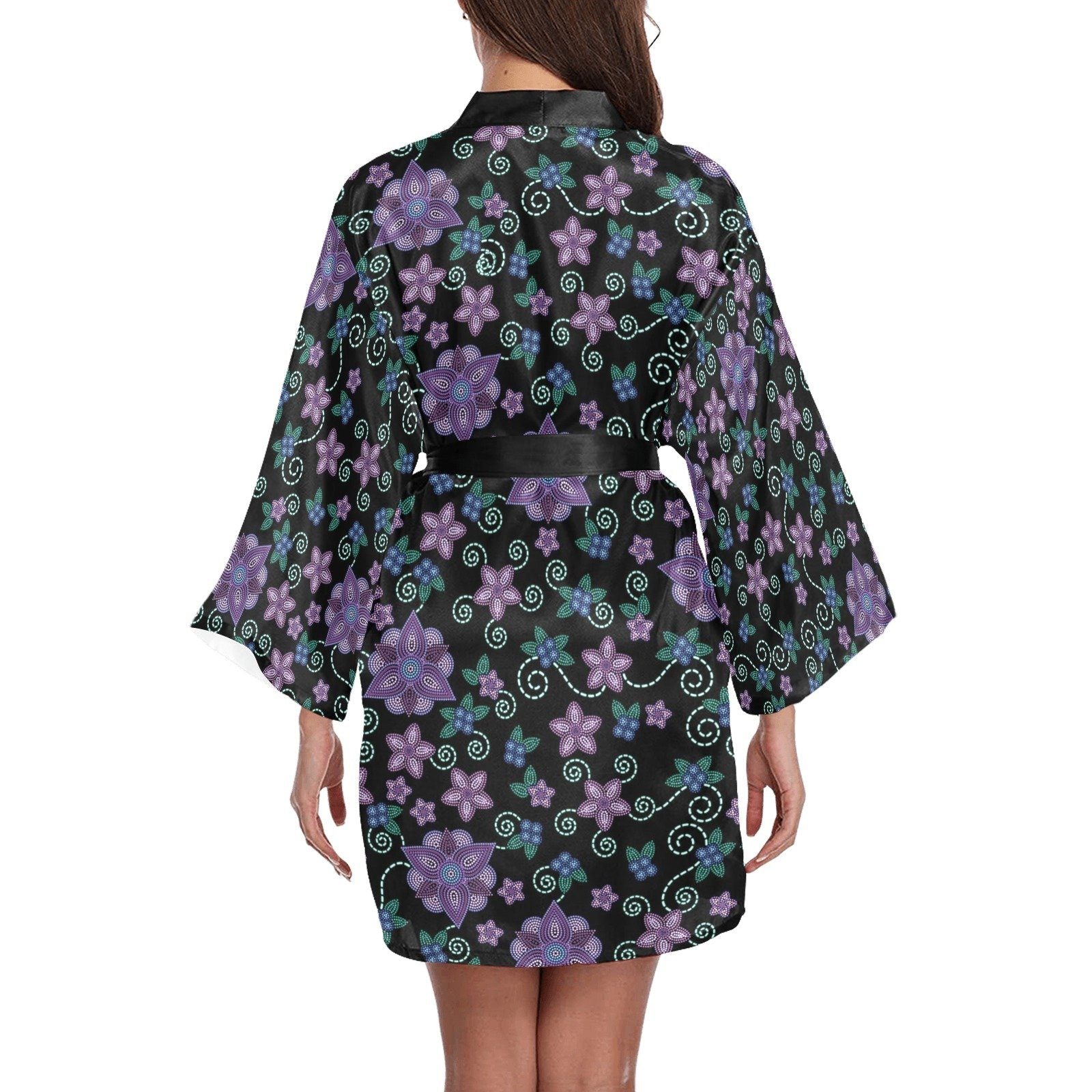 Berry Picking Long Sleeve Kimono Robe Long Sleeve Kimono Robe e-joyer 