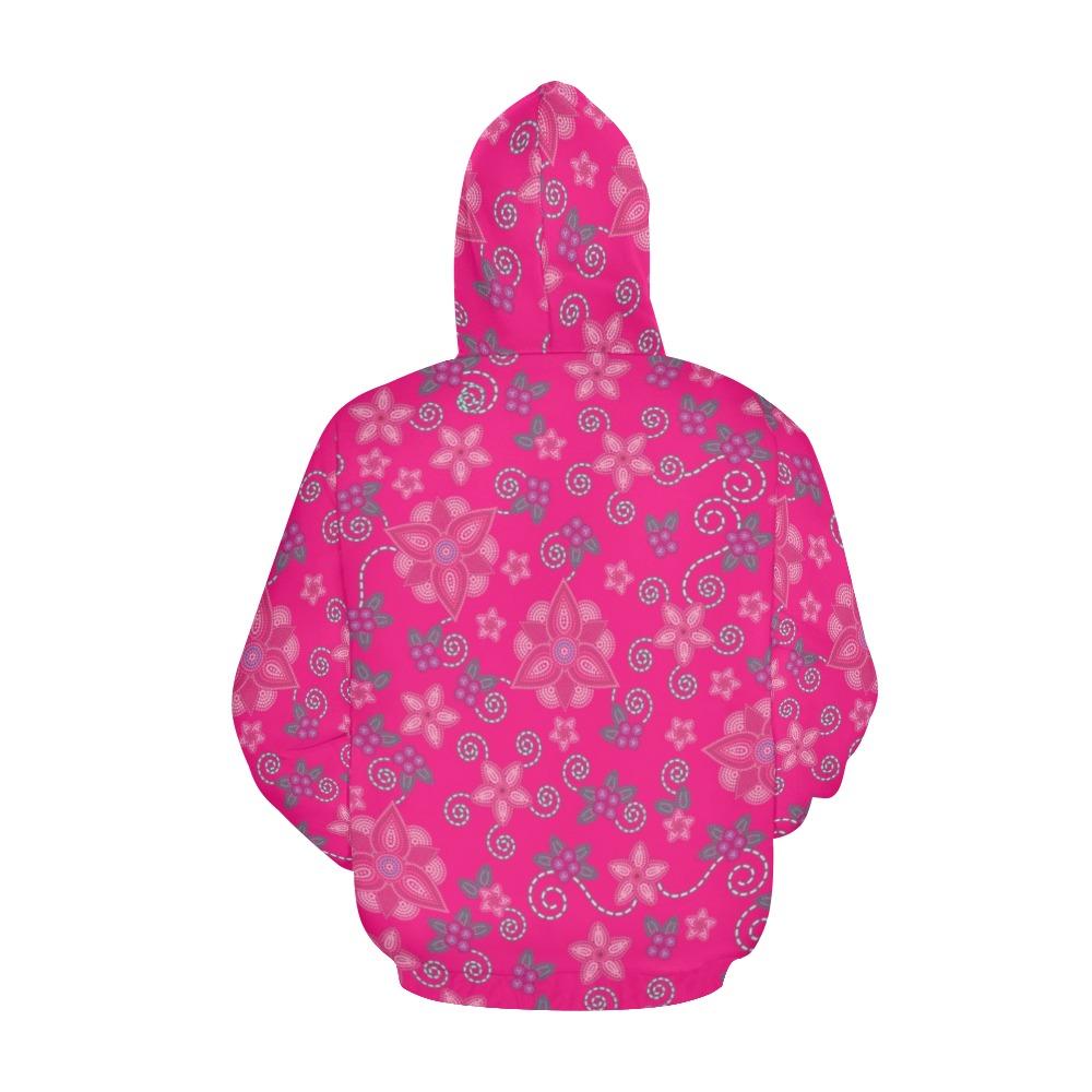 Berry Picking Pink All Over Print Hoodie for Women (USA Size) (Model H13) All Over Print Hoodie for Women (H13) e-joyer 