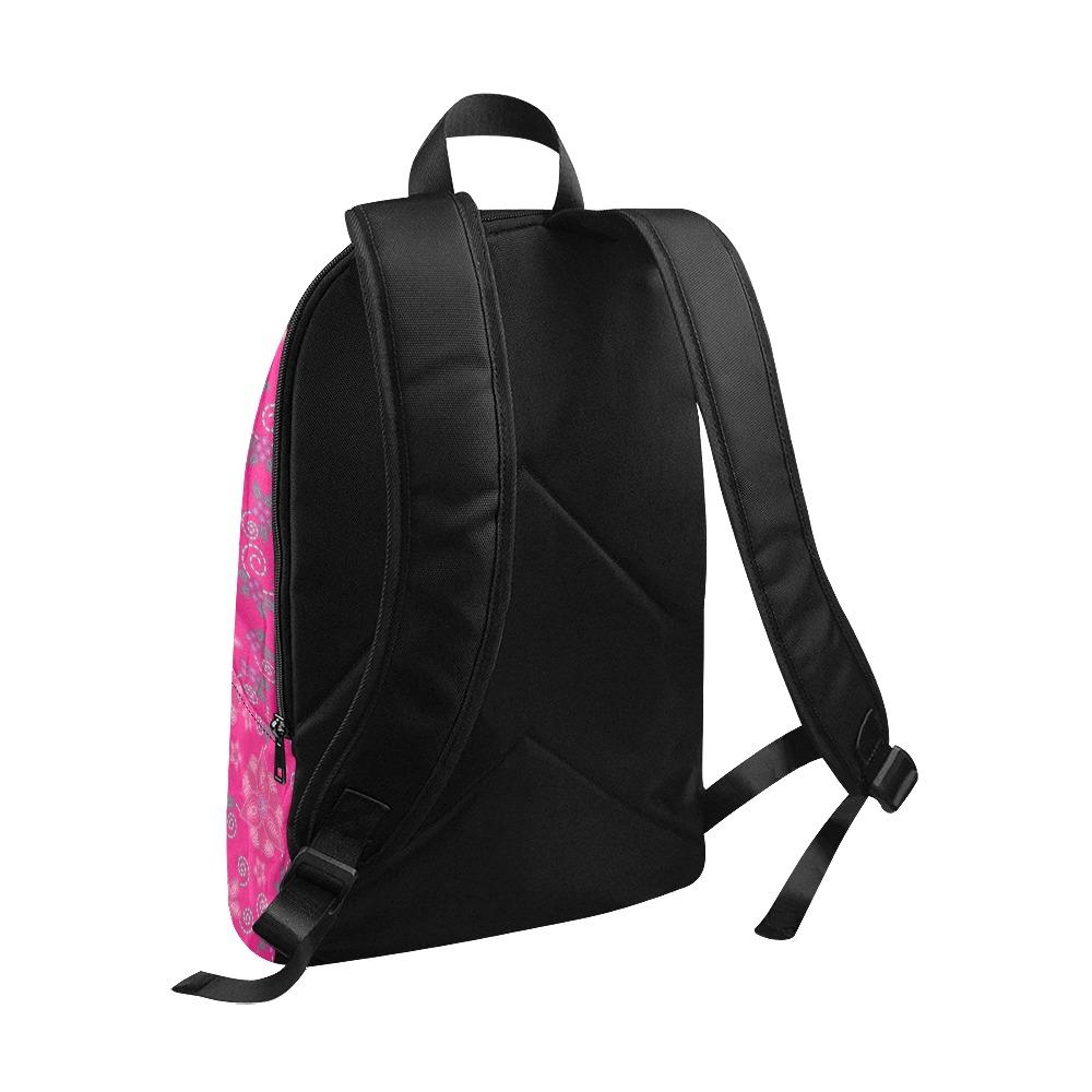 Berry Picking Pink Fabric Backpack for Adult (Model 1659) Casual Backpack for Adult (1659) e-joyer 