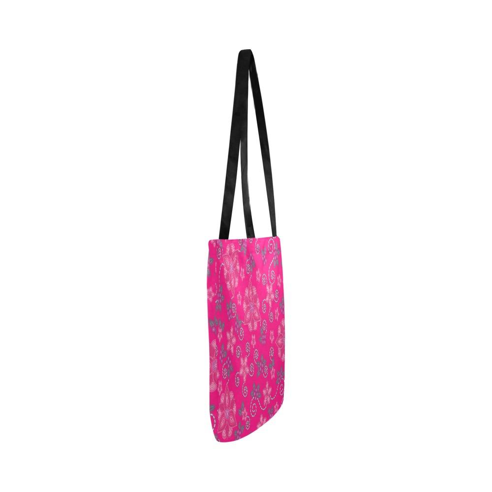 Berry Picking Pink Reusable Shopping Bag Model 1660 (Two sides) Shopping Tote Bag (1660) e-joyer 