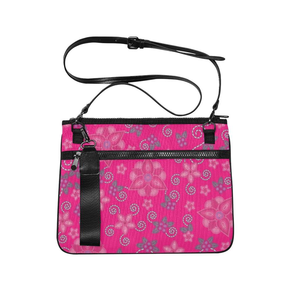 Berry Picking Pink Slim Clutch Bag (Model 1668) Slim Clutch Bags (1668) e-joyer 