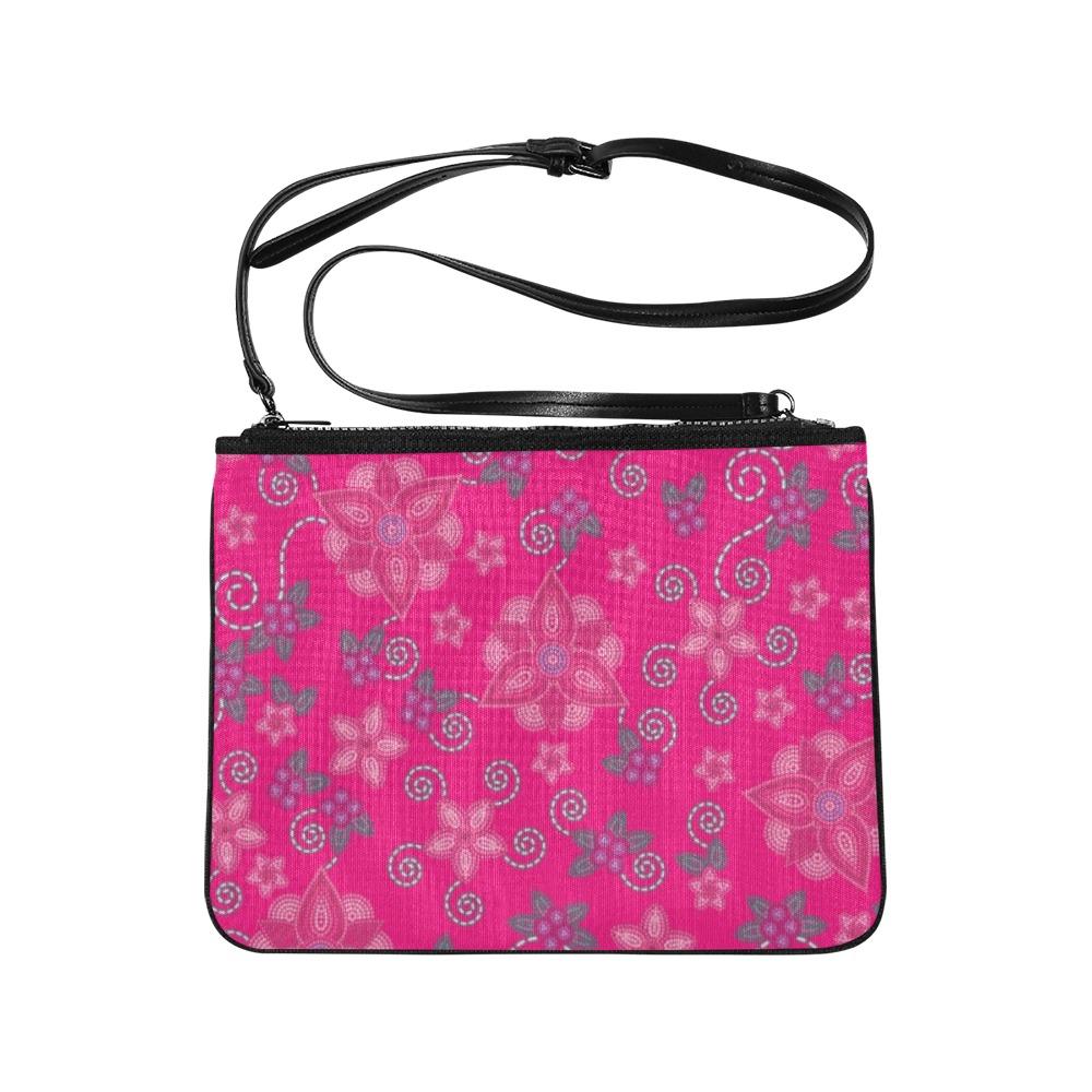 Berry Picking Pink Slim Clutch Bag (Model 1668) Slim Clutch Bags (1668) e-joyer 