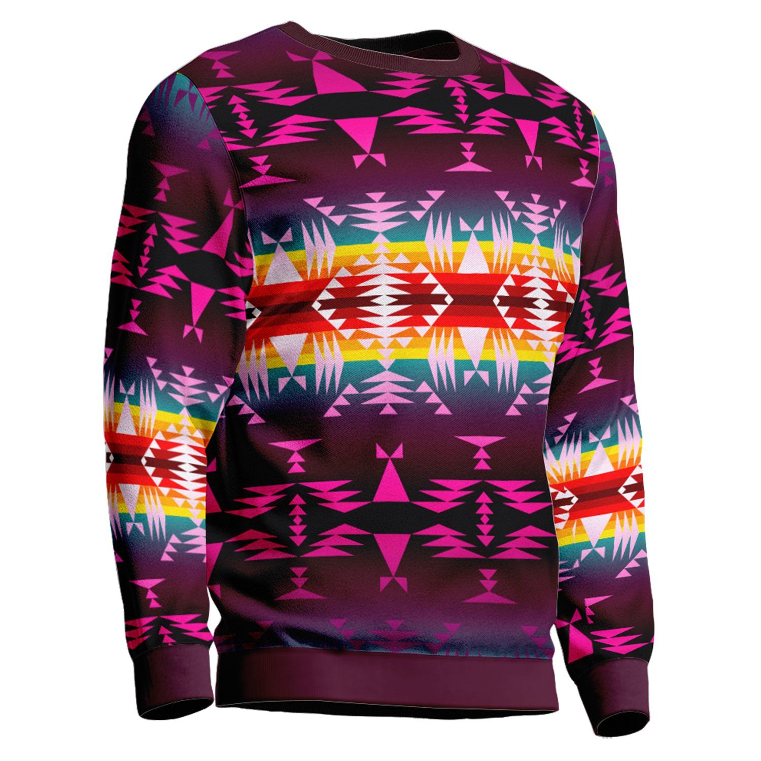 Between the Appalachian Mountains Unisex Crewneck Long Sleeve Top 49 Dzine 