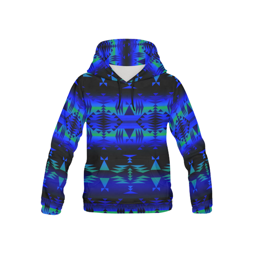 Between the Blue Ridge Mountains All Over Print Hoodie for Kid (USA Size) (Model H13) All Over Print Hoodie for Kid (H13) e-joyer 