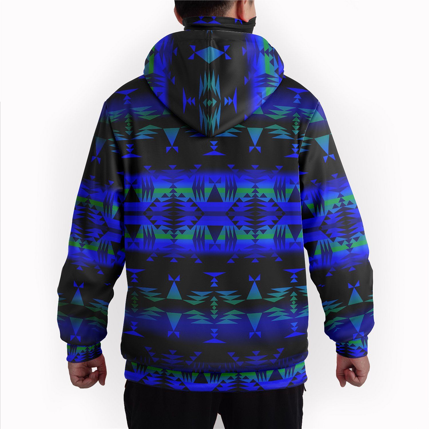 Between the Blue Ridge Mountains Hoodie with Face Cover 49 Dzine 