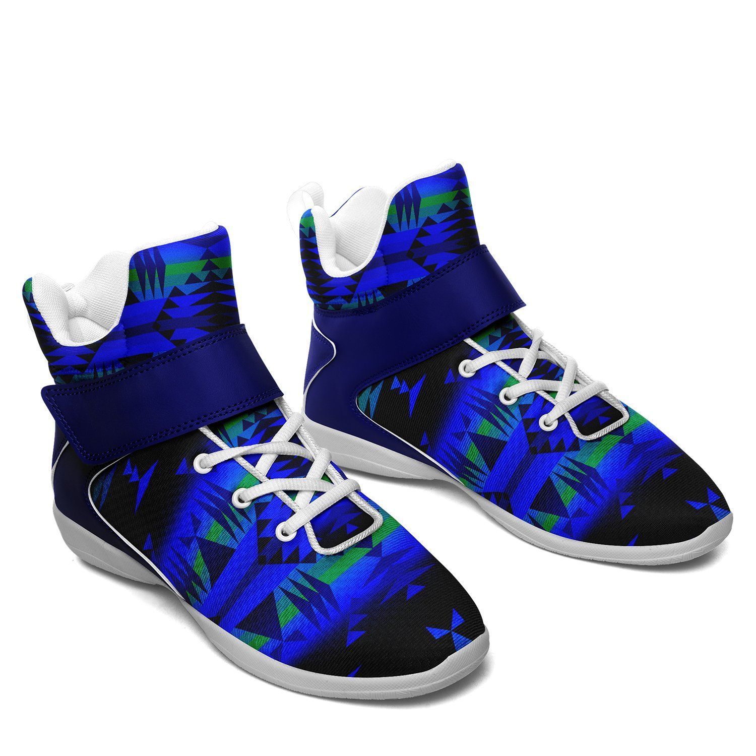 Between the Blue Ridge Mountains Kid's Ipottaa Basketball / Sport High Top Shoes 49 Dzine 