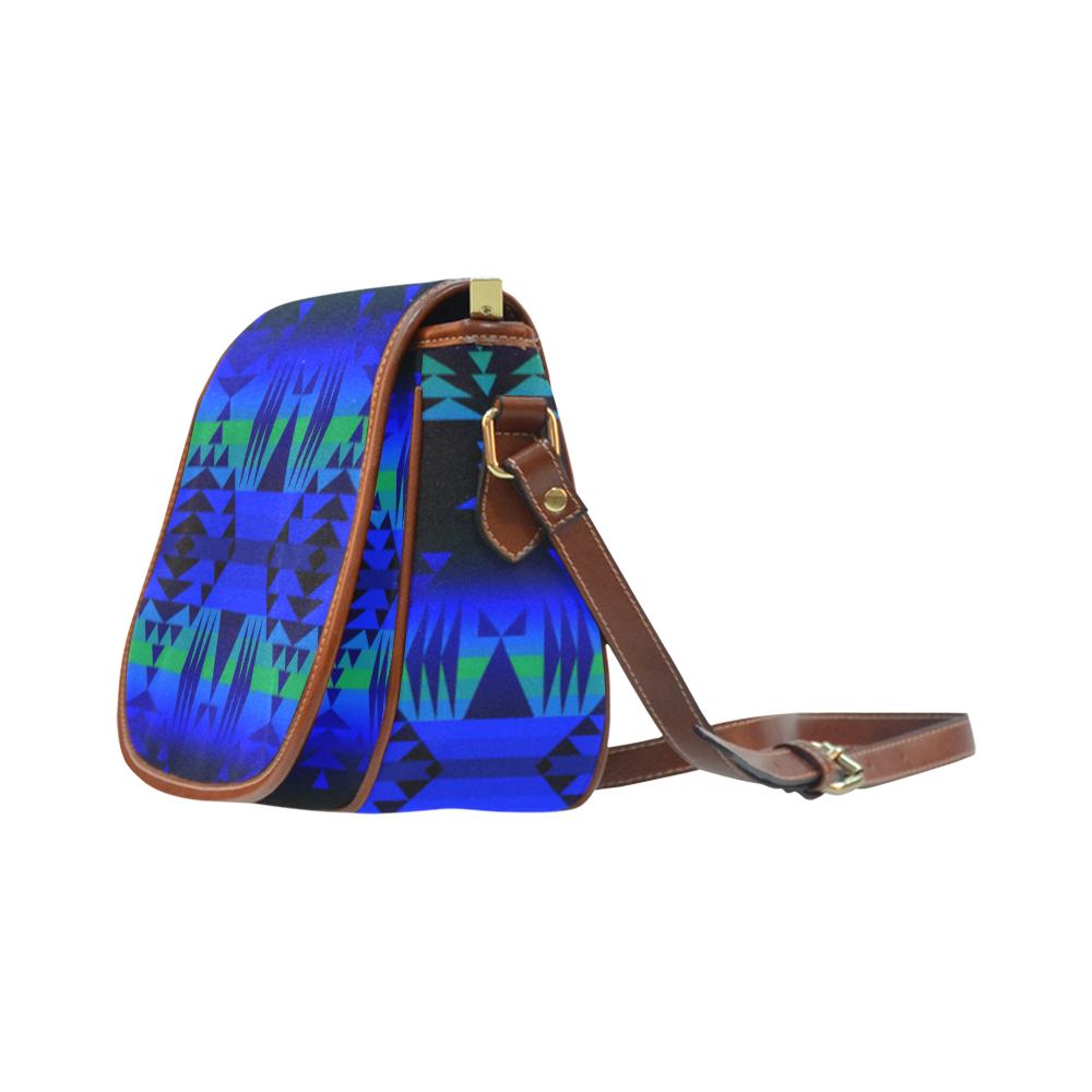 Between the Blue Ridge Mountains Saddle Bag/Small (Model 1649) Full Customization Saddle Bag/Small (Full Customization) e-joyer 