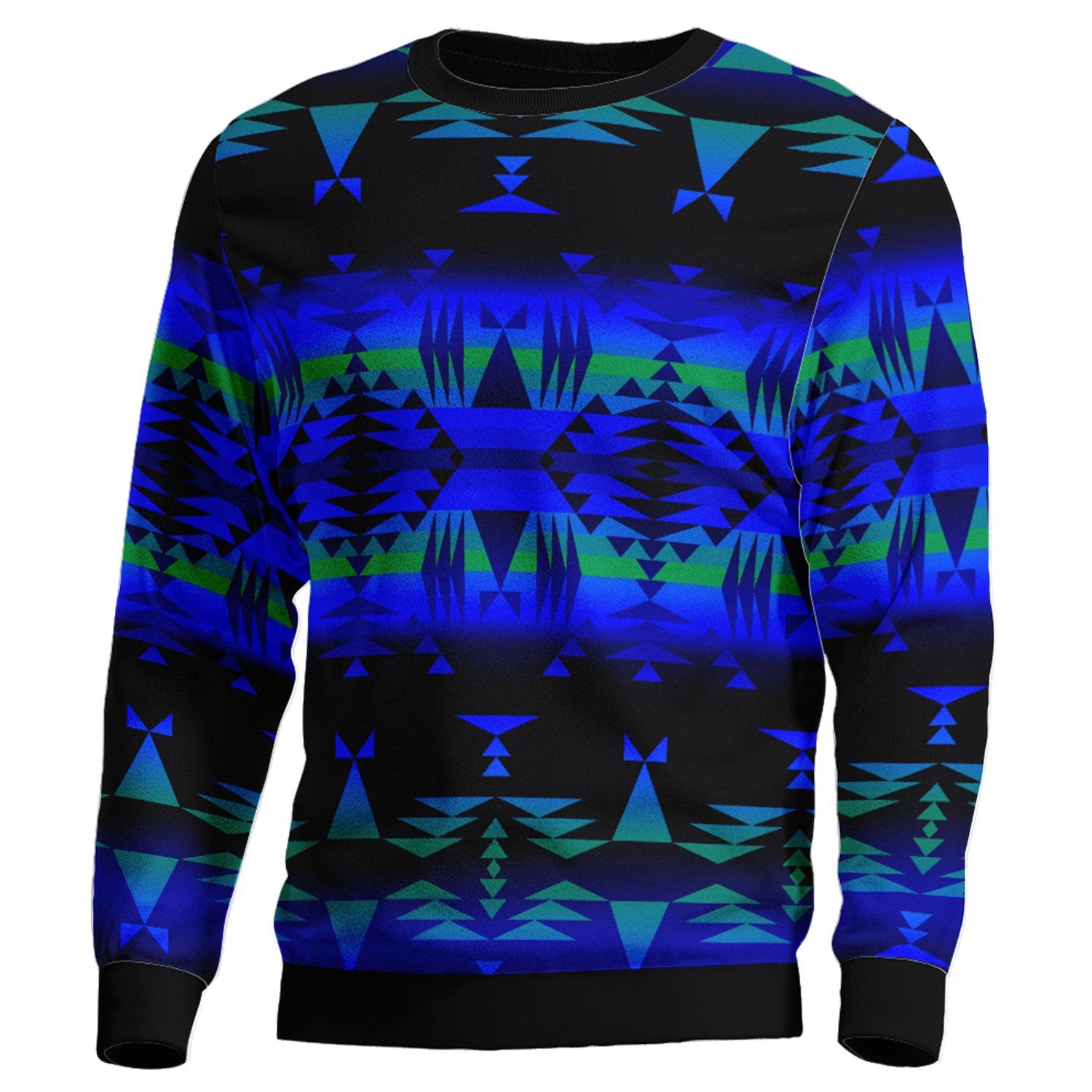 Between the Blue Ridge Mountains Unisex Crewneck Long Sleeve Top 49 Dzine 