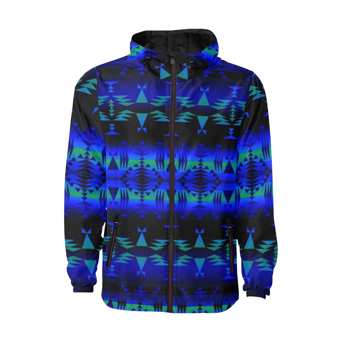 Between the Blue Ridge Mountains Unisex Quilted Coat All Over Print Quilted Windbreaker for Men (H35) e-joyer 