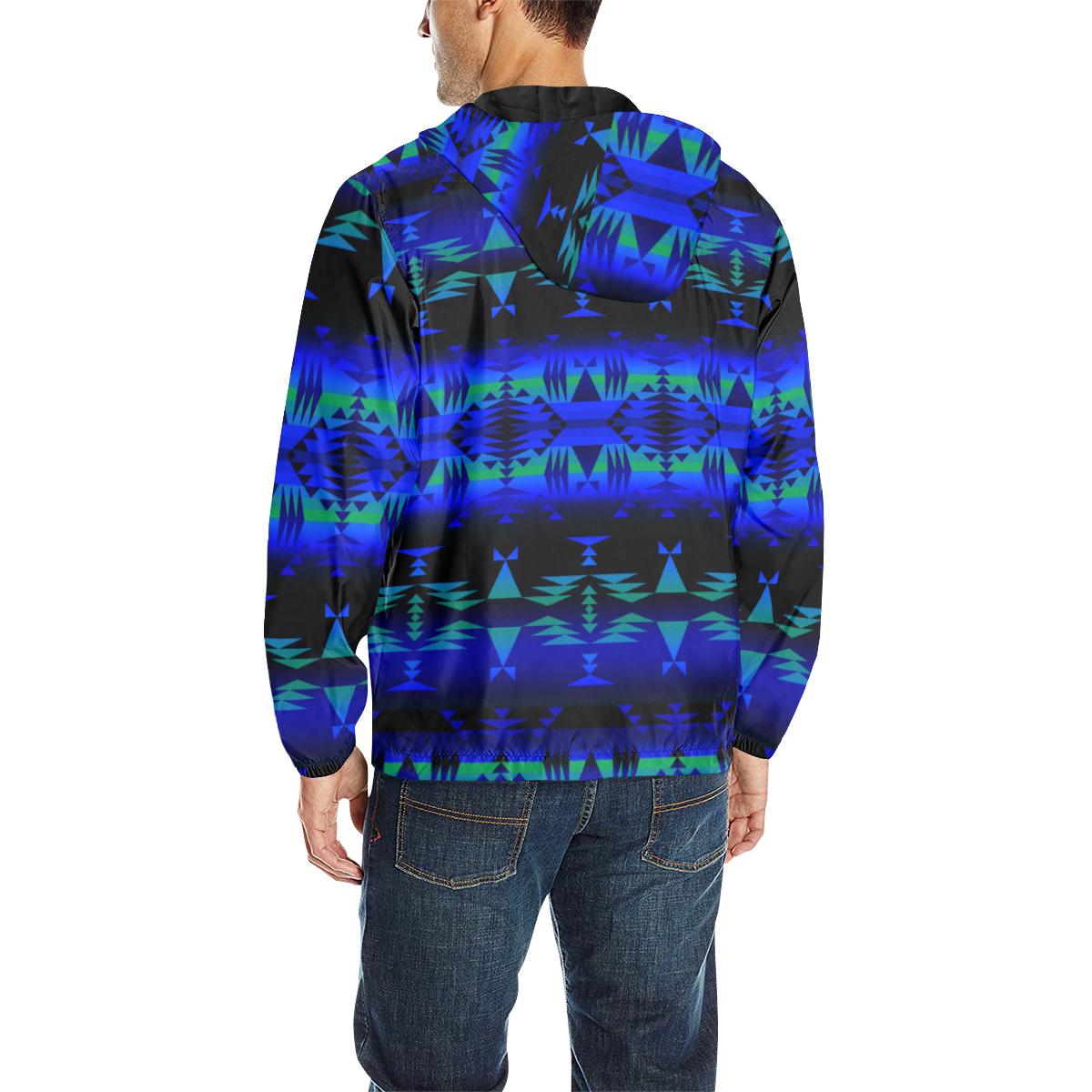 Between the Blue Ridge Mountains Unisex Quilted Coat All Over Print Quilted Windbreaker for Men (H35) e-joyer 