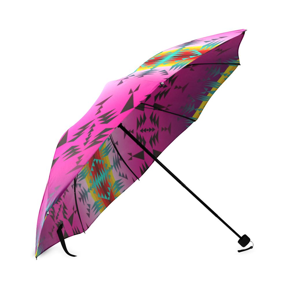 Between the Cascade Mountains Foldable Umbrella Foldable Umbrella e-joyer 