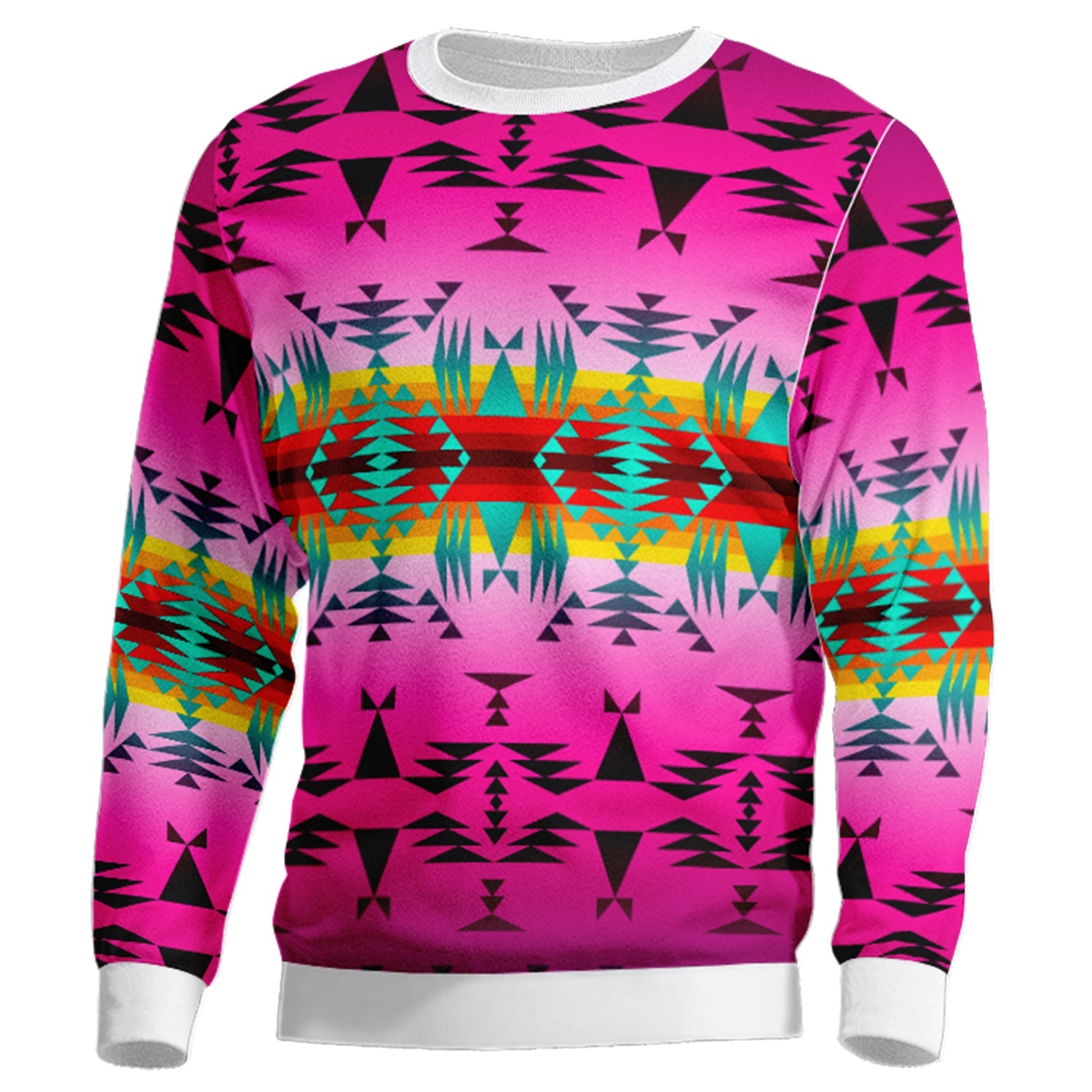 Between the Cascade Mountains Unisex Crewneck Long Sleeve Top Top Herman 