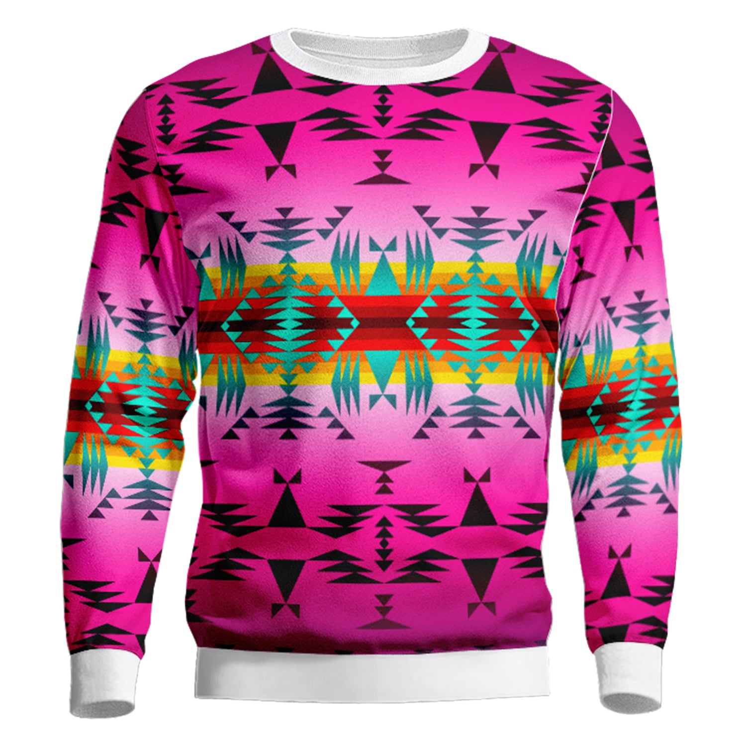 Between the Cascade Mountains Unisex Crewneck Long Sleeve Top Top Herman 