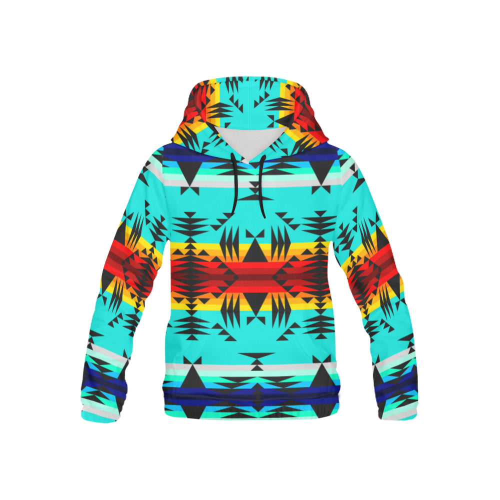Between the Mountains All Over Print Hoodie for Kid (USA Size) (Model H13) All Over Print Hoodie for Kid (H13) e-joyer 