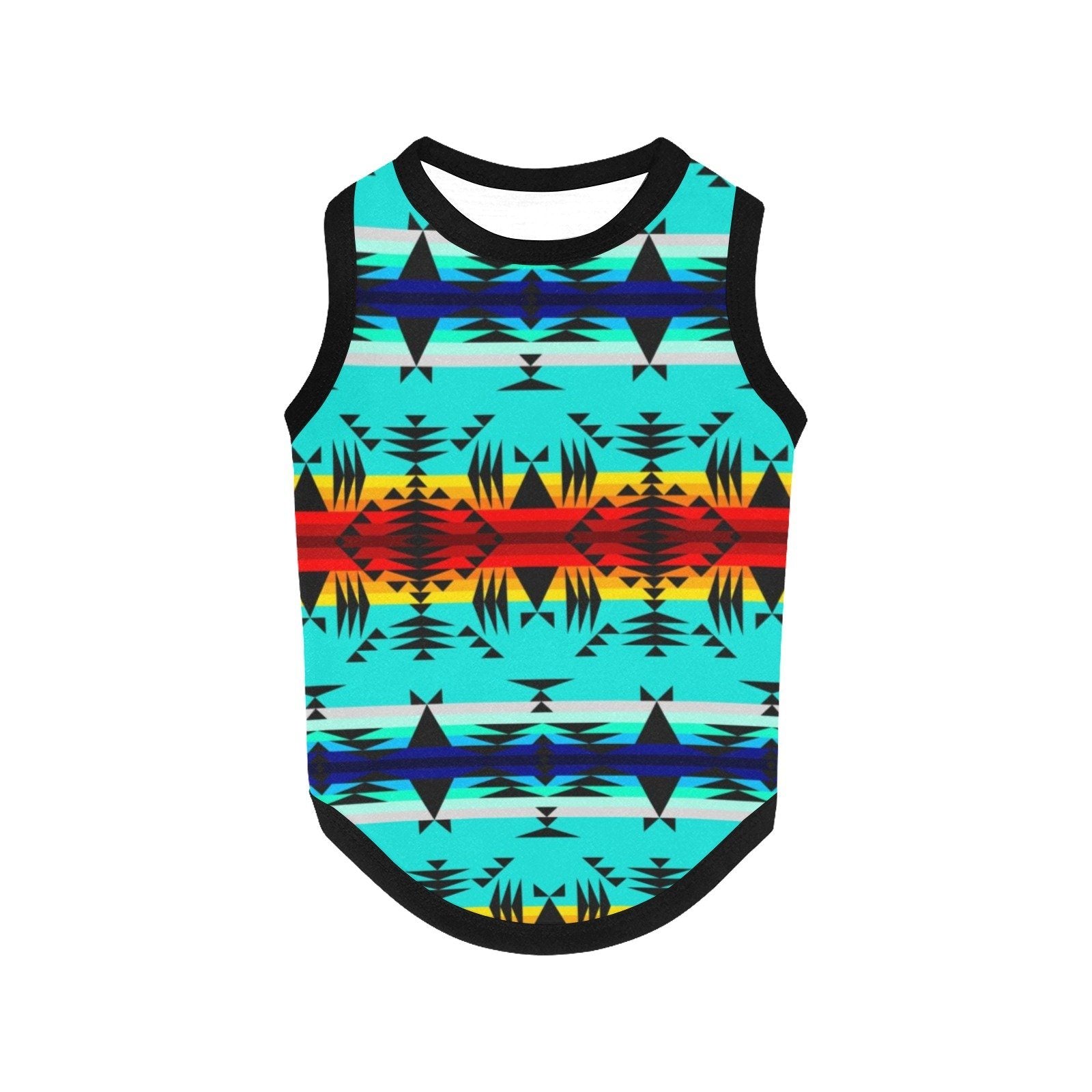 Between the Mountains All Over Print Pet Tank Top Pet Tank Top e-joyer 