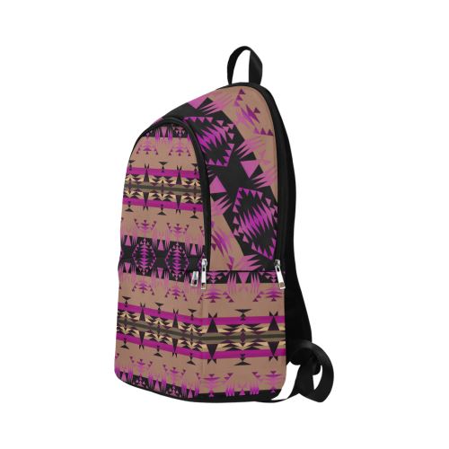 Between the Mountains Berry Fabric Backpack for Adult (Model 1659) Casual Backpack for Adult (1659) e-joyer 