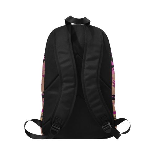 Between the Mountains Berry Fabric Backpack for Adult (Model 1659) Casual Backpack for Adult (1659) e-joyer 