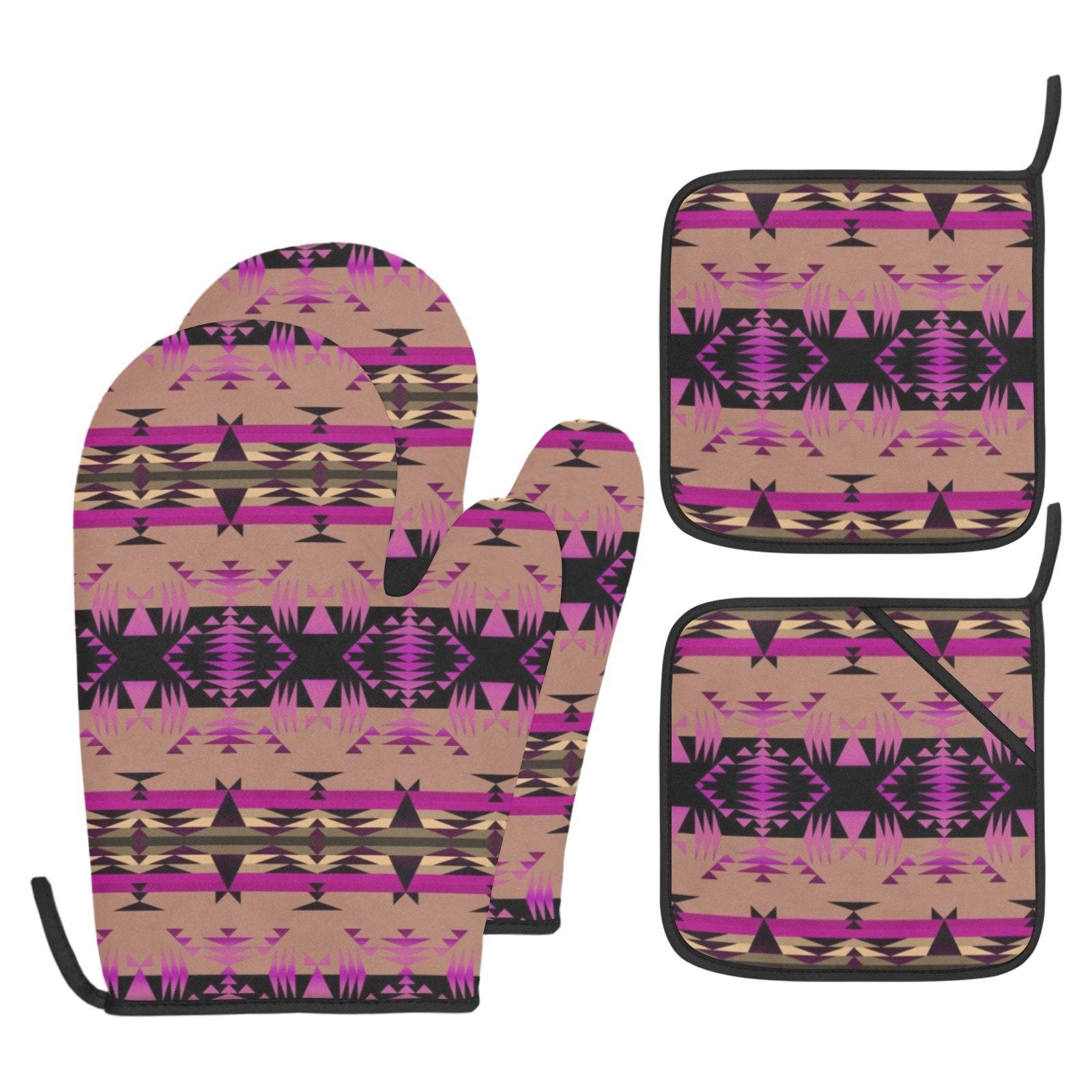 Between the Mountains Berry Oven Mitt & Pot Holder Oven Mitt & Pot Holder e-joyer 