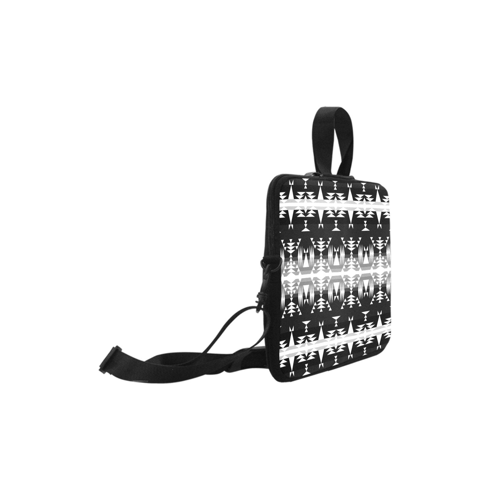 Between the Mountains Black and White Laptop Handbags 11" bag e-joyer 