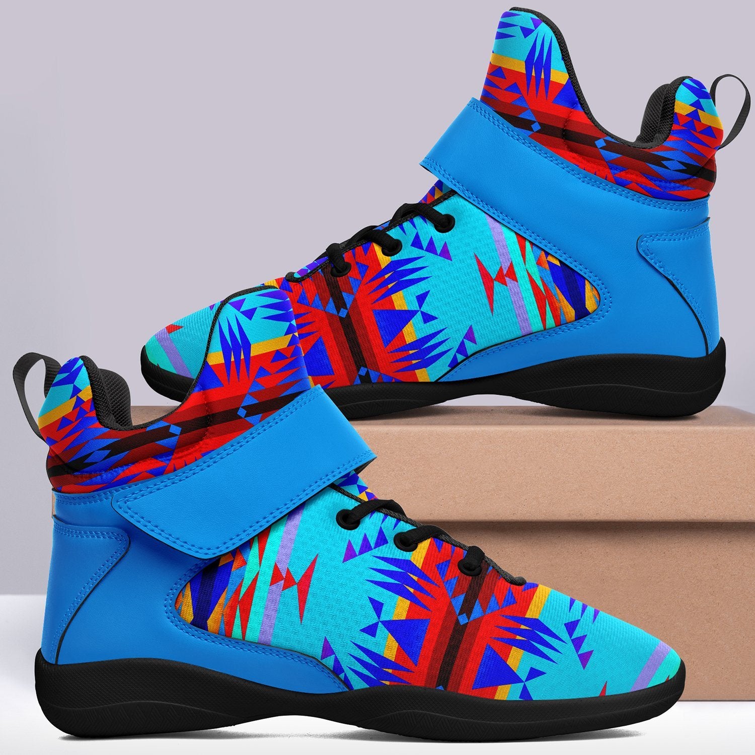 Between the Mountains Blue Ipottaa Basketball / Sport High Top Shoes 49 Dzine 