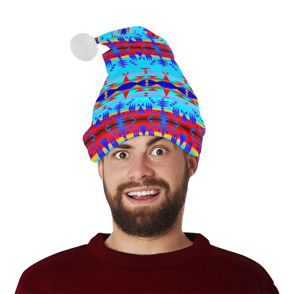 Between the Mountains Blue Santa Hat Santa Hat e-joyer 