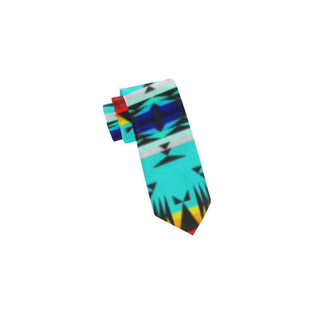 Between the Mountains Classic Necktie (Two Sides) Classic Necktie e-joyer 