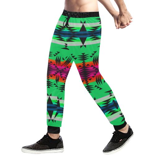 Between the Mountains Deep Lake Men's All Over Print Sweatpants (Model L11) Men's All Over Print Sweatpants (L11) e-joyer 