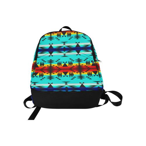Between the Mountains Fabric Backpack for Adult (Model 1659) Casual Backpack for Adult (1659) e-joyer 